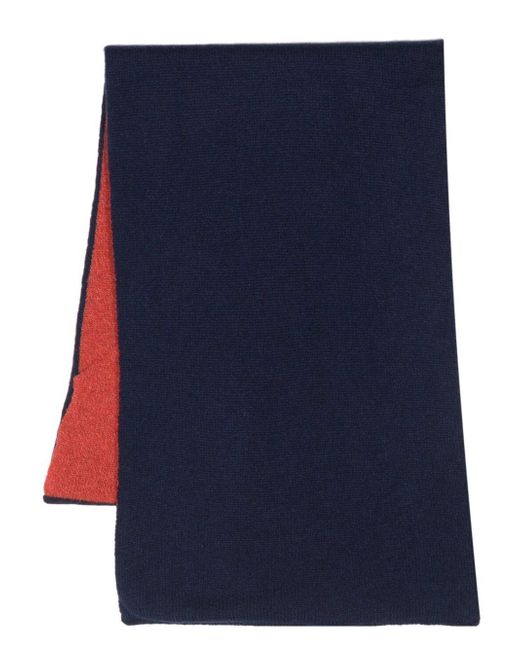 Dell'oglio intarsia knit colour-block scarf