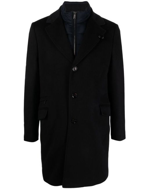 Moorer cashmere single-breasted coat