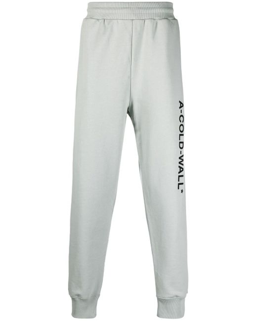A-Cold-Wall logo-print track trousers