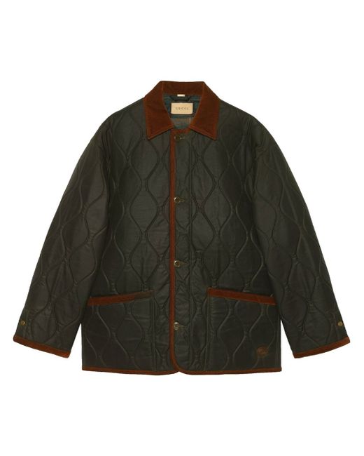 Gucci quilted wool jacket
