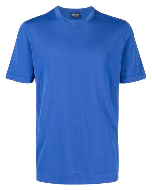 Drumohr crew-neck short-sleeve T-shirt