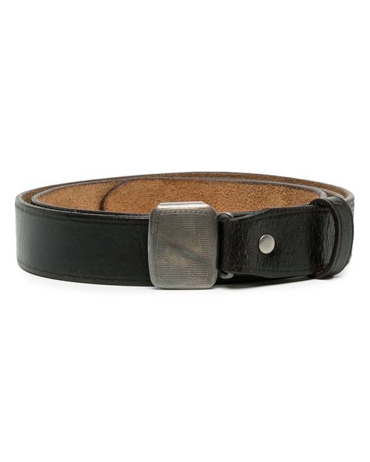 Ralph Lauren Collection box-buckle leather belt