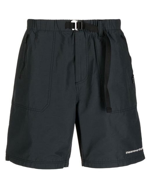 This Is Never That belted track shorts