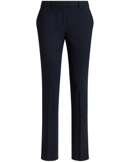 Etro pinstripe tailored trousers