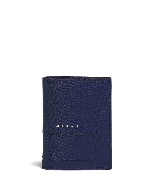 Marni logo-print leather wallet