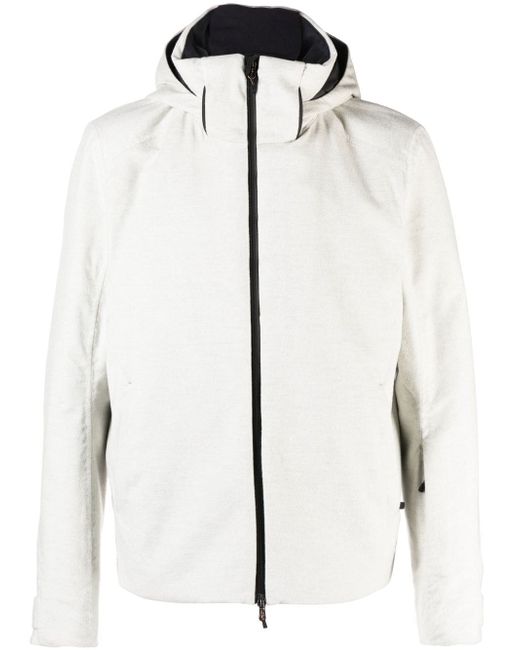 Sease zip-up hooded jacket