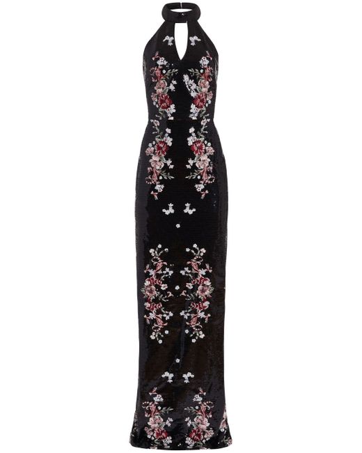 Marchesa Notte sequin-embellished gown