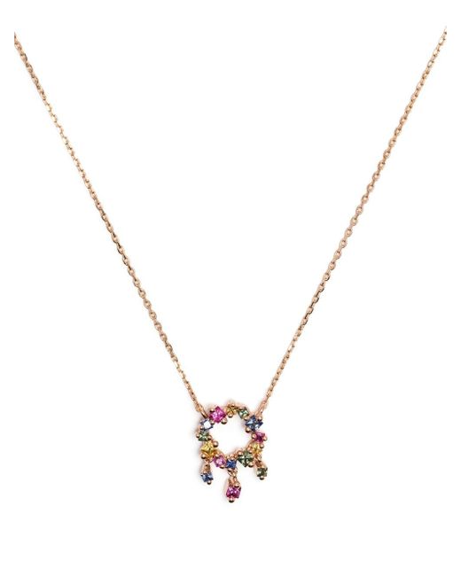 Suzanne Kalan 18kt rose sapphire necklace