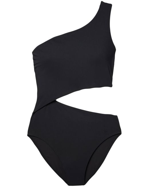Tory Burch cut-out one-shoulder swimsuit