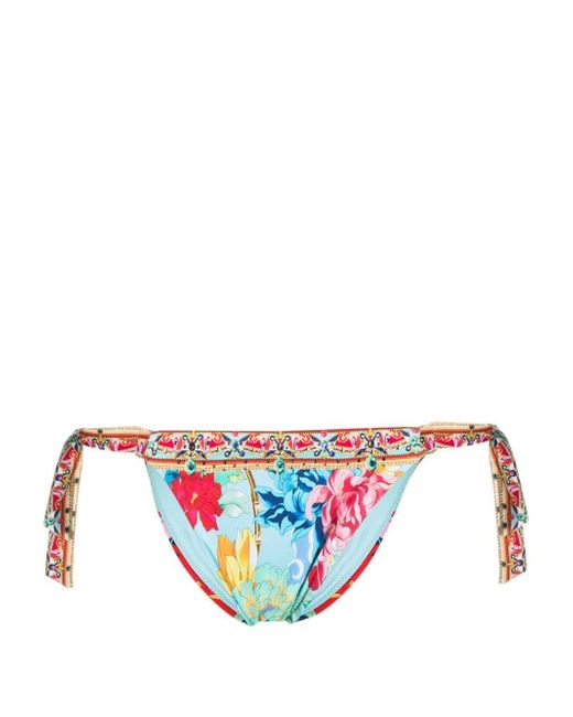 Camilla floral-print bikini bottoms