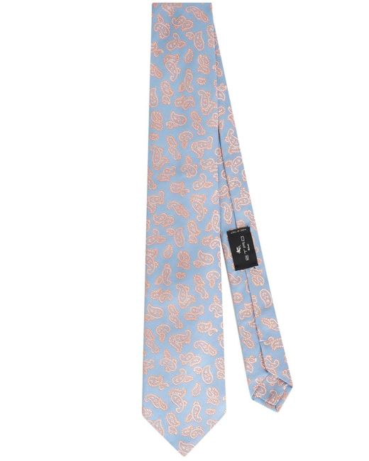 Etro paisley-print silk tie
