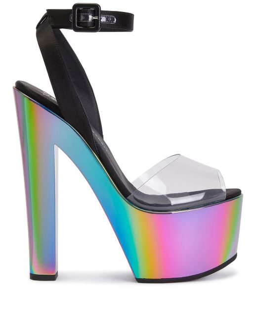 Giuseppe Zanotti Design iridescent platform sandals