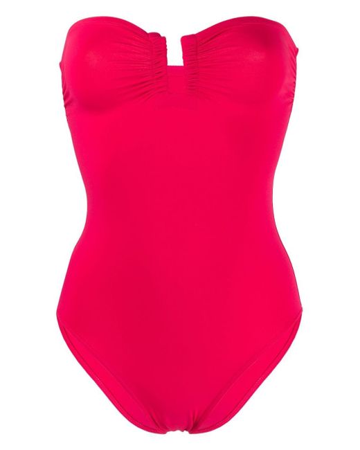 Eres ruched cut-out swimsuit