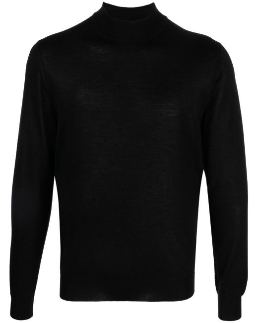 Fedeli mock-neck cashmere-blend sweater