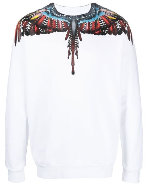 Marcelo Burlon County Of Milan Grizzly Wings cotton sweatshirt