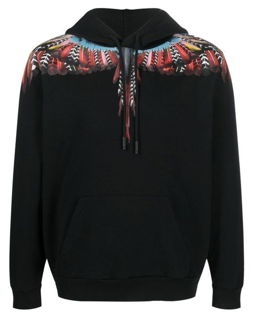 Marcelo Burlon County Of Milan Grizzly Wings cotton hoodie