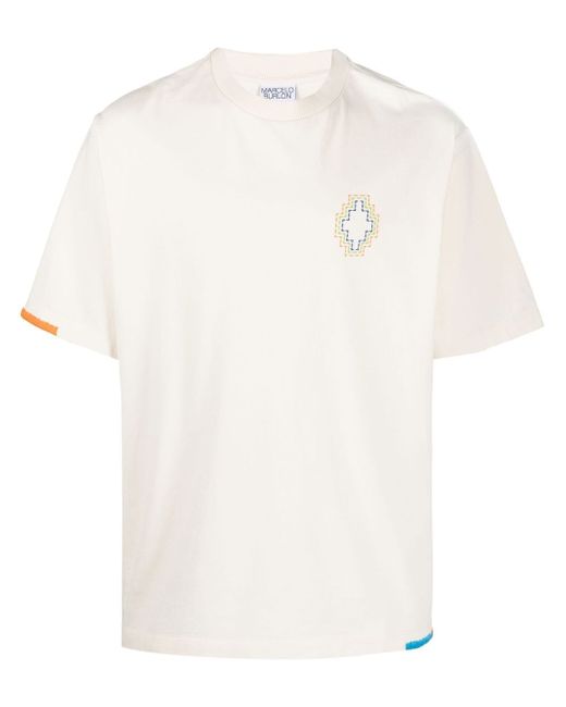 Marcelo Burlon County Of Milan Stitch Cross cotton T-shirt