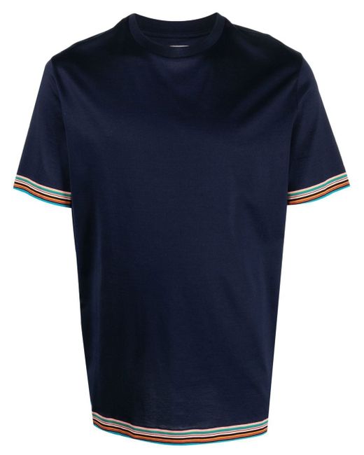 Paul Smith stripe-detail short-sleeve T-shirt