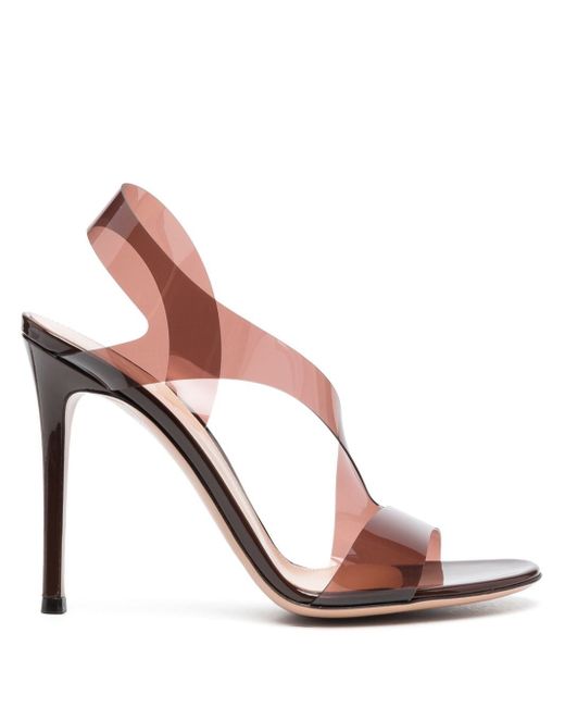 Gianvito Rossi transparent 120mm heeled sandals