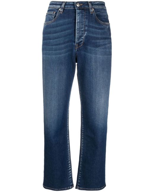 3X1 high-rise straight-leg jeans