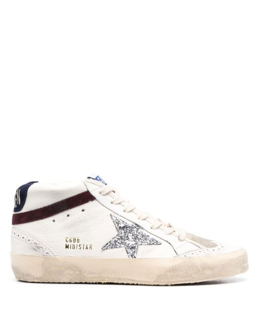 Golden Goose star patch lace-up sneakers