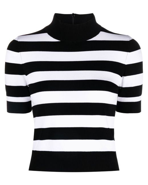 Michael Michael Kors horizontal-stripe short-sleeve top
