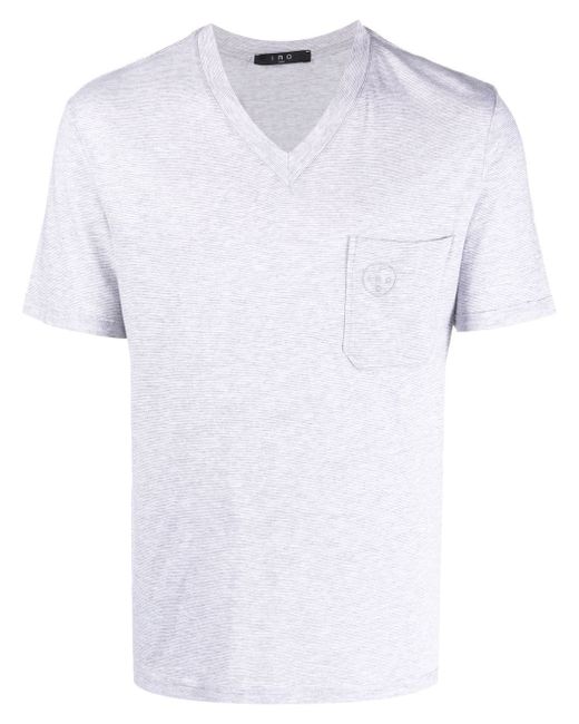 Iro logo-print V-neck T-shirt