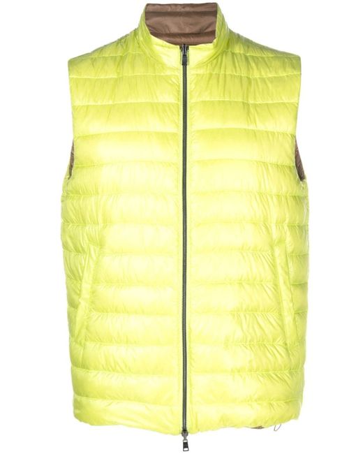 Herno quilted reversible down gilet