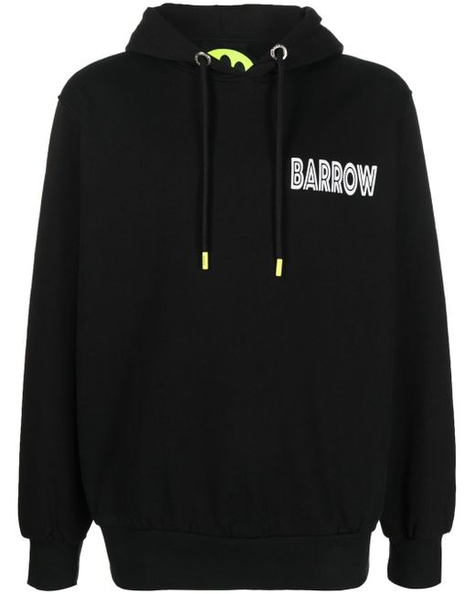 Barrow logo-print drawstring hoodie