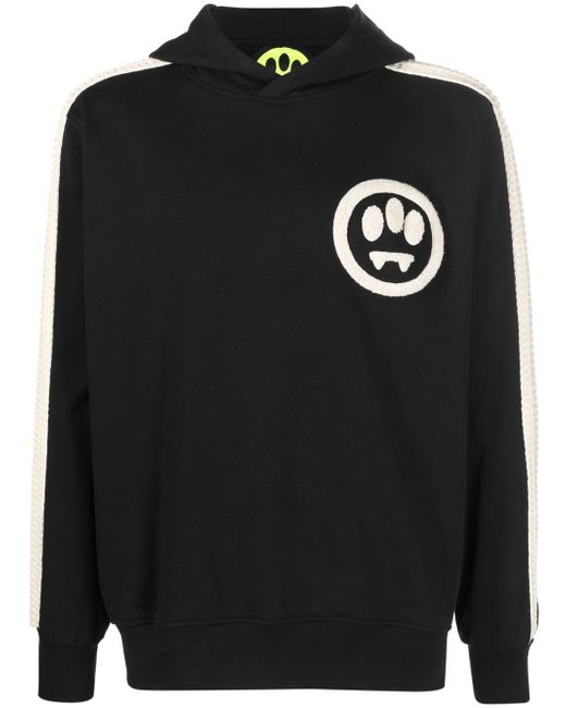 Barrow motif-print long-sleeved hoodie