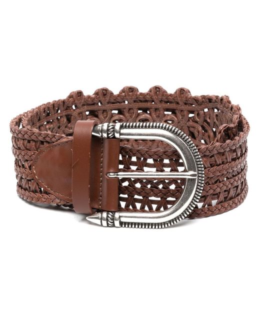 Etro leather knotted belt