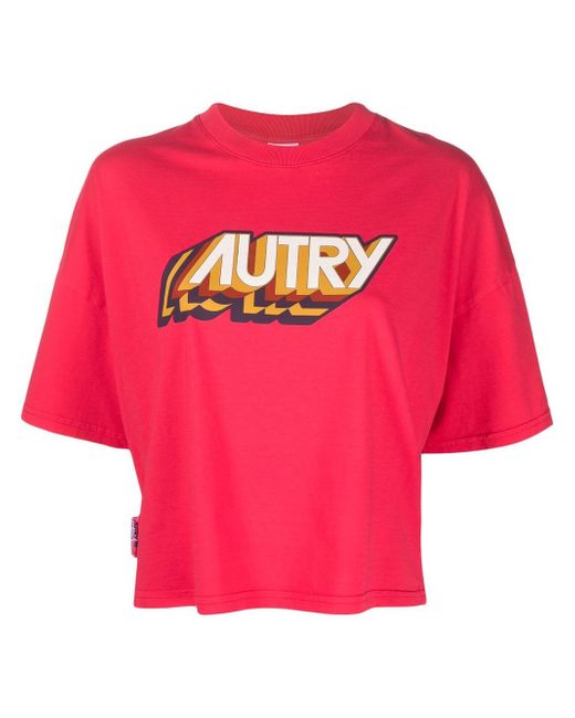 Autry logo-print short-sleeved T-shirt