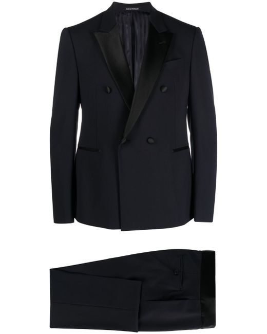 Emporio Armani double-breasted dinner suit