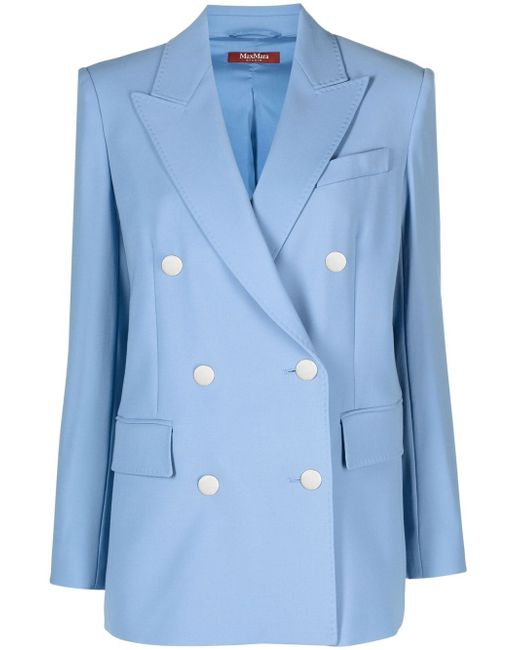 S Max Mara double-breasted suit blazer