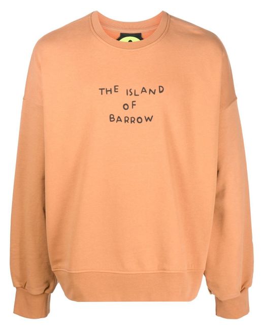 Barrow logo-print long-sleeve sweatshirt