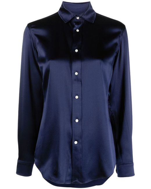 Polo Ralph Lauren long-sleeved silk shirt
