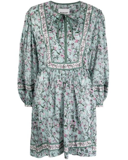 Isabel Marant Etoile floral cotton minidress