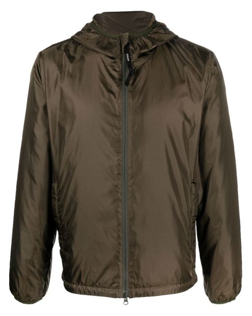 Aspesi zip-up hooded windbreaker jacket