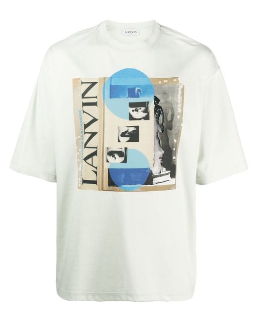 Lanvin graphic-print short-sleeve T-shirt
