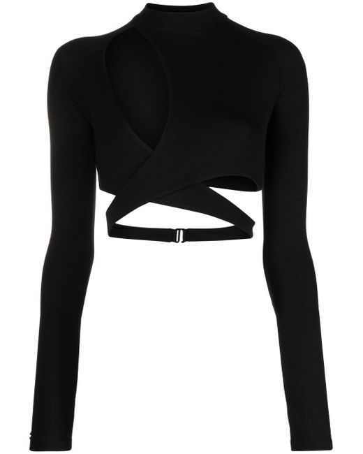 Alix Nyc Dana cropped cut-out top