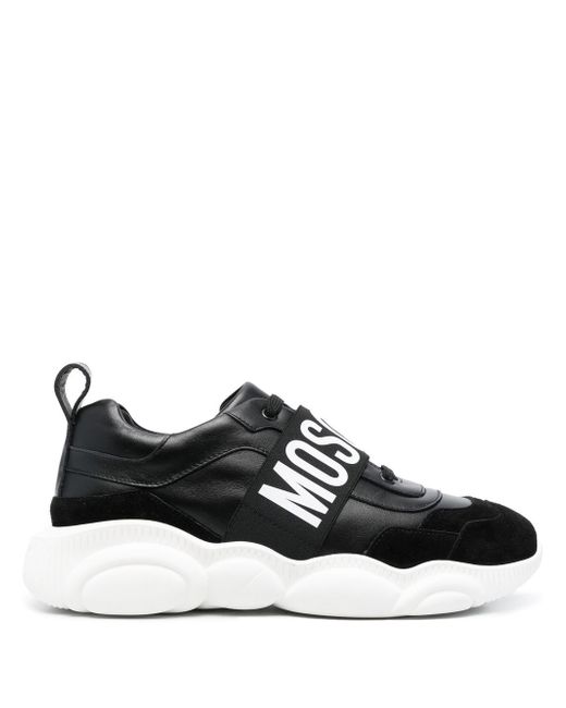 Moschino logo-tape low-top sneakers