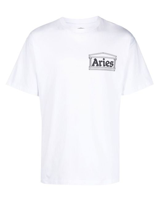 Aries Art Trip logo-print T-shirt