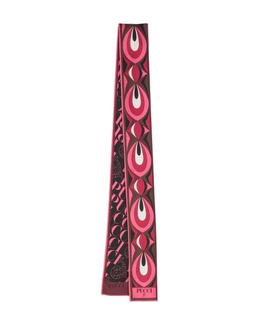 Pucci graphic-print silk scarf