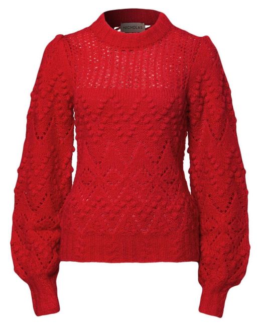 Nicholas Svana open-knit jumper