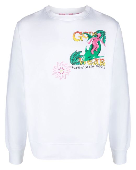 Gcds graphic-print crew-neck sweatshirt