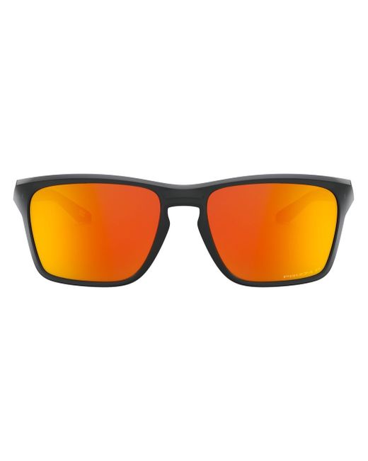 Oakley Sylas mirrored wayfarer-frame sunglasses