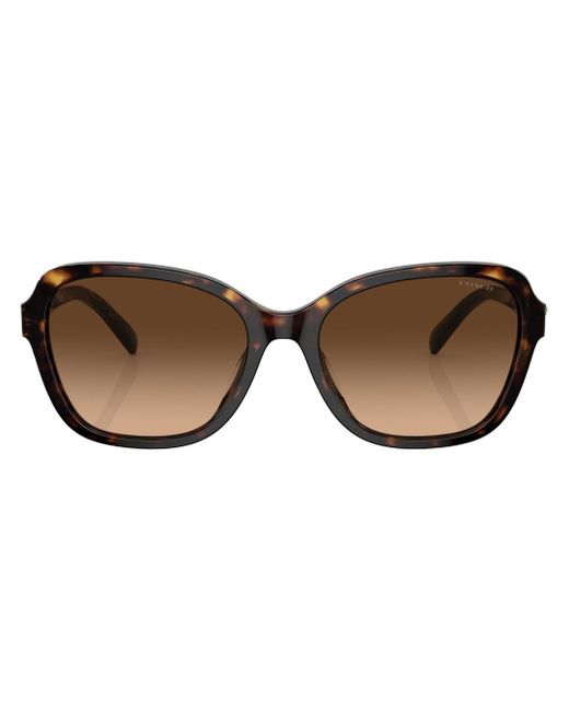 Coach square-frame tinted sunglasses