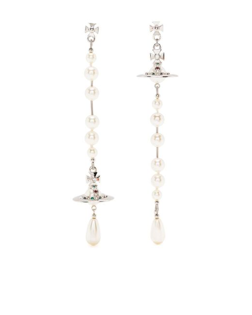 Vivienne Westwood Broken pearl earrings