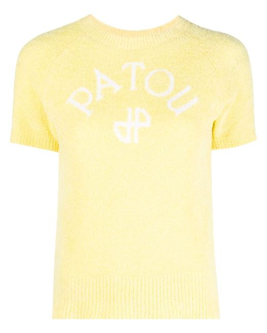 Patou logo knitted top