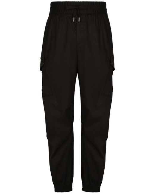 Dolce & Gabbana cargo-pocket drawstring track pants